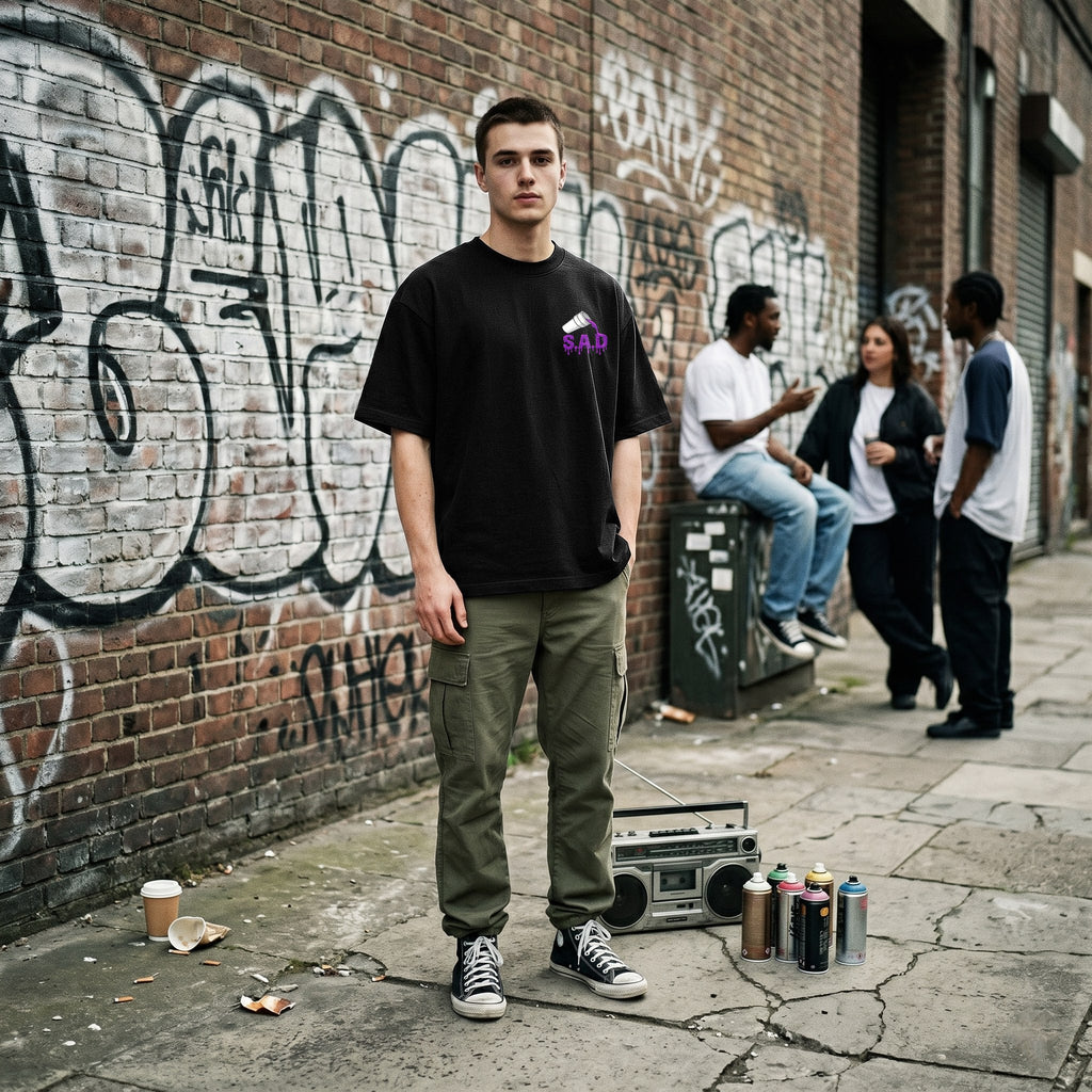 S.A.D. Oversized Heavyweight T Shirt