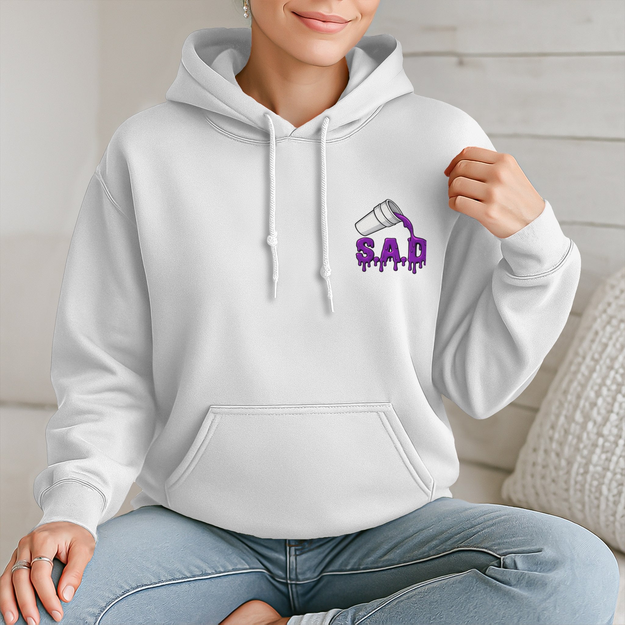 S.A.D. heavyweight pullover hoodie