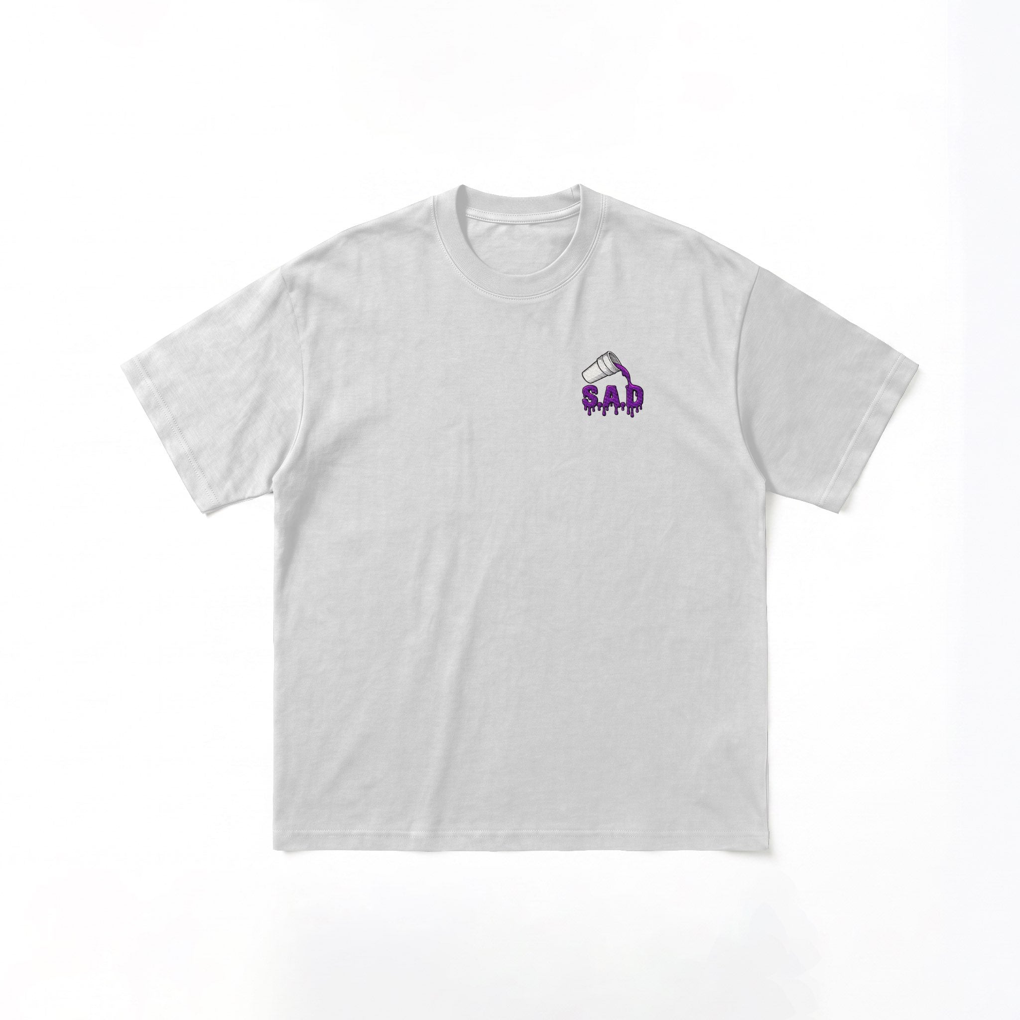 S A D Logo Oversized Heavyweight T Shirt
